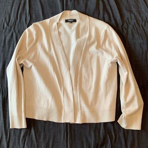 Premise Studio Cream Short Cardigan